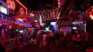 Soi Cowboy Sukhumvit Road Night in Thailand